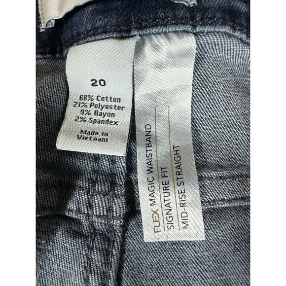 Lane Bryant Women's Blue Denim Mid Rise Skinny Jeans Size 20 - Picture 7 of 8